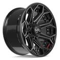 thumbnail image 3 of 4PLAY Wheels 4P80 20 Inch Rims Fit 8x165.1 20x10 Gloss Black Brushed with Tinted Clear (Set of 4), 3 of 5
