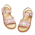 thumbnail image 2 of ESTINE Toddler Girl Open Toe Lightweight Summer Female Casual Dress Sandals - Pink 11M, 2 of 5