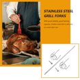 thumbnail image 3 of KALLORY 2 Ensembles de Brochettes de Rôtissoire en Acier Inoxydable pour Rôtissage au Four Équipement de Cuisine, 3 of 8