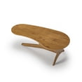 thumbnail image 4 of Camaflexi Mid Century Coffee Table, Solid Pine Wood Living Room Coffee Table, Mocha, 4 of 7