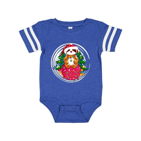 

Inktastic Christmas Sloth Gift Baby Boy or Baby Girl Bodysuit