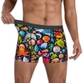 thumbnail image 2 of Kdxio Men's Boxer Briefs with Underwater Diving Animals Print - Comfortable and Breathable Underwear for Everyday Wear, 2 of 7