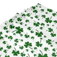 thumbnail image 5 of JOOCAR Shamrock Patrick Background. St. Patrick's Day Bathroom Shower Curtain St. Patrick's Day Bathroom Decor72 x 72 Inch, 5 of 6