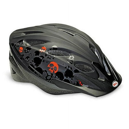 Bell Yth Aero Blk Skulls