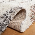 thumbnail image 5 of SAFAVIEH Jericho Newton Southwestern Polyester Shag Runner Rug, Ivory/Black, 2'2" x 8', 5 of 8