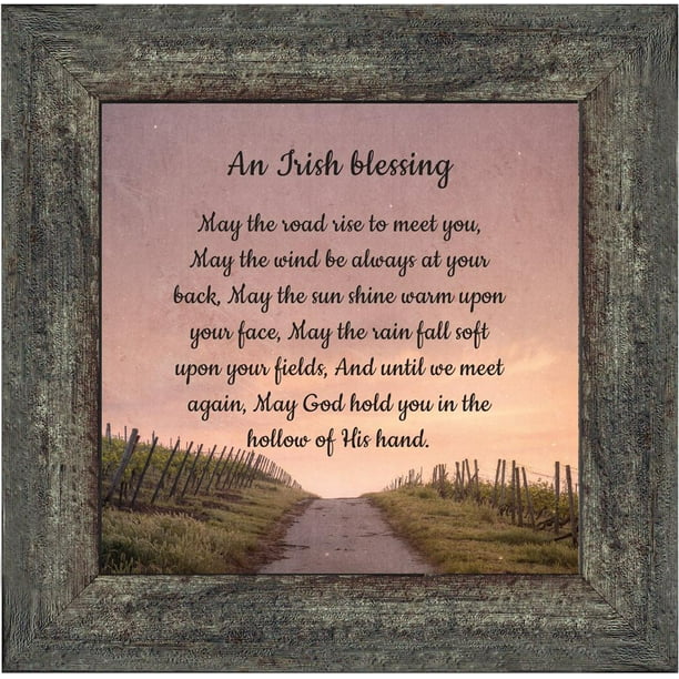 An Irish Blessing, May the Road Rise to Meet You, Celtic Home Blessing