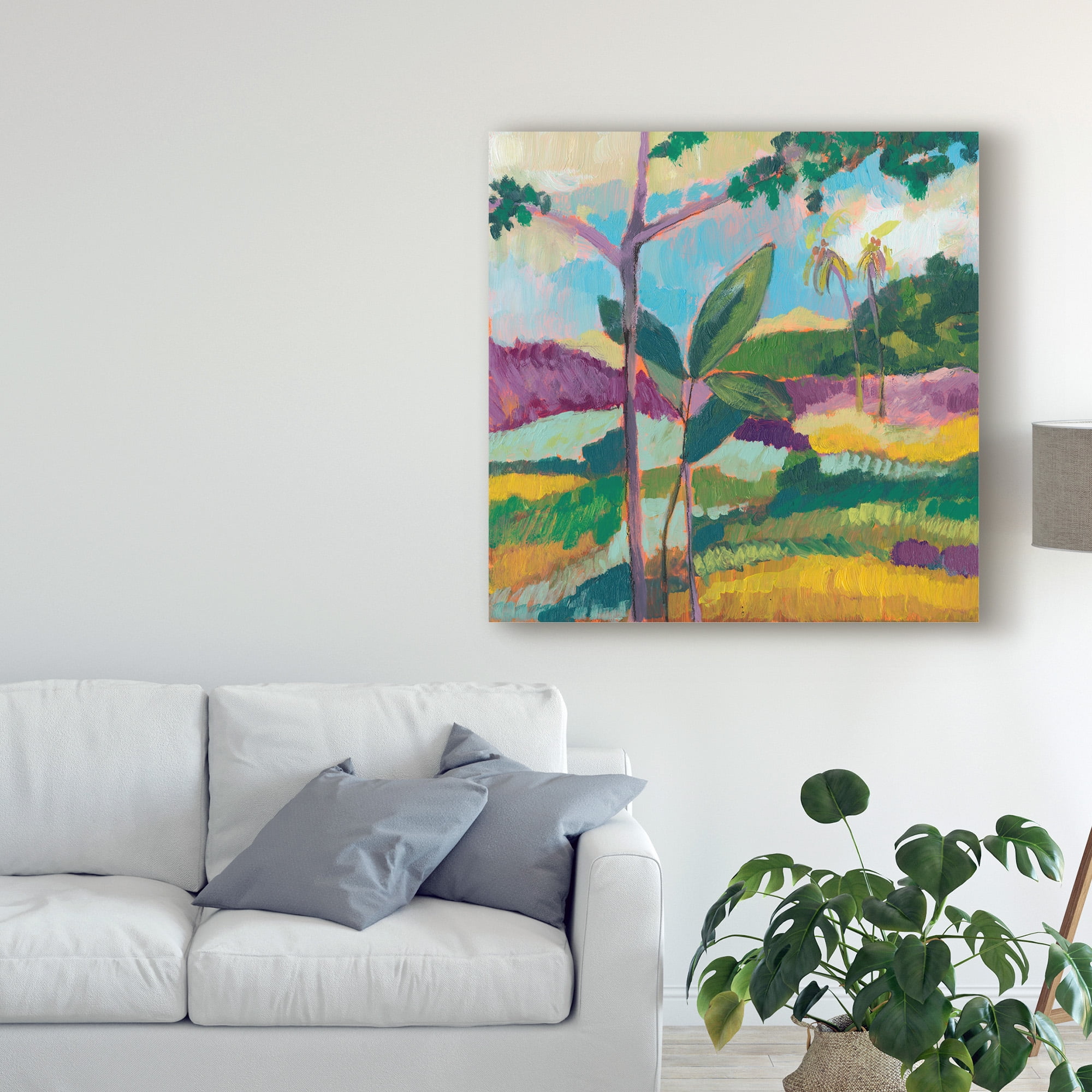 Trademark Fine Art 'Ode to Gauguin III' Canvas Art by Jennifer Goldberger
