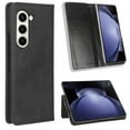 thumbnail image 3 of Mantto Case Wallet for Samsung Galaxy Z Fold 6, Premium PU Leather Cover with Magnetic Clsoure [RFID Blocking] [Durable Shockproof] [Card Slot] Viewing Stand Flip Folio Phone Case, Black, 3 of 7