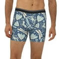 thumbnail image 2 of Men'S Boxer Briefs, Dragonfly Moth Butterfly Soft And Breathable Mens Underwear Boxer Briefs With Widen Waist, 2 of 2