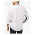 thumbnail image 2 of ALFANI Mens White With buttons Semi Fitted Fit Casual Button Down XL, 2 of 2