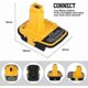 thumbnail image 4 of New Dm18d Dca1820 Battery Adapter With Usb For Dewalt 20v/18v For Milwaukee M18 18v Lithium Battery Dcb204 Dcb205 Converter For Dewalt 18v/2, 4 of 4
