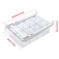 thumbnail image 4 of Soporte para huevos Contenedor de almacenamiento para refrigerador de plástico Cajón de cocina Organizador de caja de frutas, 8 rejillas Noticed HA004186-03B, 4 of 7