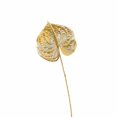 thumbnail image 1 of Abbraccia Flor artificial dorada, follaje de eucalipto y ginkgo, seda navideña, material para manualidades DIY, 1 of 6
