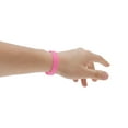 thumbnail image 4 of Unique Bargains 24 Pcs Eye-catching Solid Silicone Bracelets for Sports Pink 7.09'', 4 of 6