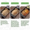 thumbnail image 3 of 100pcs Air Fryer Liners Non Stick Paper Trays Parchment Steamer Mat For Ninja, 3 of 5