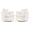 Off-White, variant on Carolayne Swivel Accent Chair with Upholstered Pillow for Living Room, Light Blue