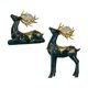 thumbnail image 3 of 2 figuras de reno de resina, artesanías, estatuas de ciervo para decoración de gabinetes y dormitorios. 16cmx26cm 18cmx16cm, 3 of 6