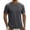 Gray, variant on Men's Summer Ice Silk Athletic T-Shirt Cooling Breathable Quick Dry Tops Short Sleeve Running Training Sports Casual Muscle Tees Gray XXL
