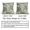 thumbnail image 6 of French Country Pillow Cover Set of 2 18x18 Inch Vintage Toile Green Cotton Linen Polyester Decorative Throw Pillow Case Cushion Cover for Bedroom Sofa Living Room Couch Chair Office, 6 of 6