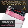 thumbnail image 6 of Pink Anti-Static Bubble Out Bags, Padded Self Seal Pouches, 10 Count, 15 x 17.5 in, 6 of 9