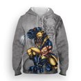 thumbnail image 3 of Sudadera con capucha para hombre con estampado 3D de Marvel Wolverine, estilo hip hop callejero, informal, para deportes al aire libre, fitness, moda para hombre, 3 of 5