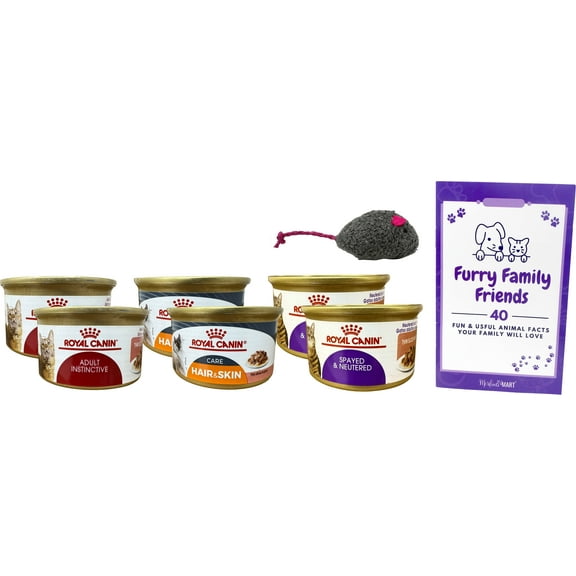 Royal Canin Slices in Gravy Cat Food 3 Flavor 6 Can (2) Each: Adult Instinctive, Spayed & Neutered, Intense Beauty | MerlinsMart Zine | Catnip Toy