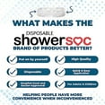 thumbnail image 5 of PICC Line Shower Cover – 25 Pack Small (9-16”) Disposable Waterproof Arm Shield Sleeve Guard Protection – IV Site – Keeps Dry – Latex Free - ShowerSOC, 5 of 8