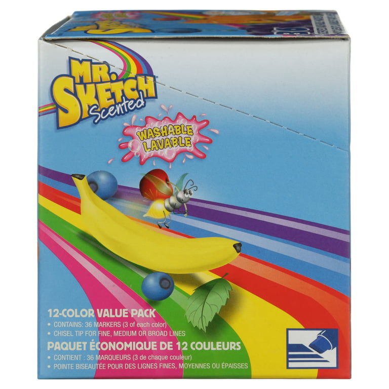 Mr. Sketch Scented Markers, Class Pack, Assorted Colors, Pack Of