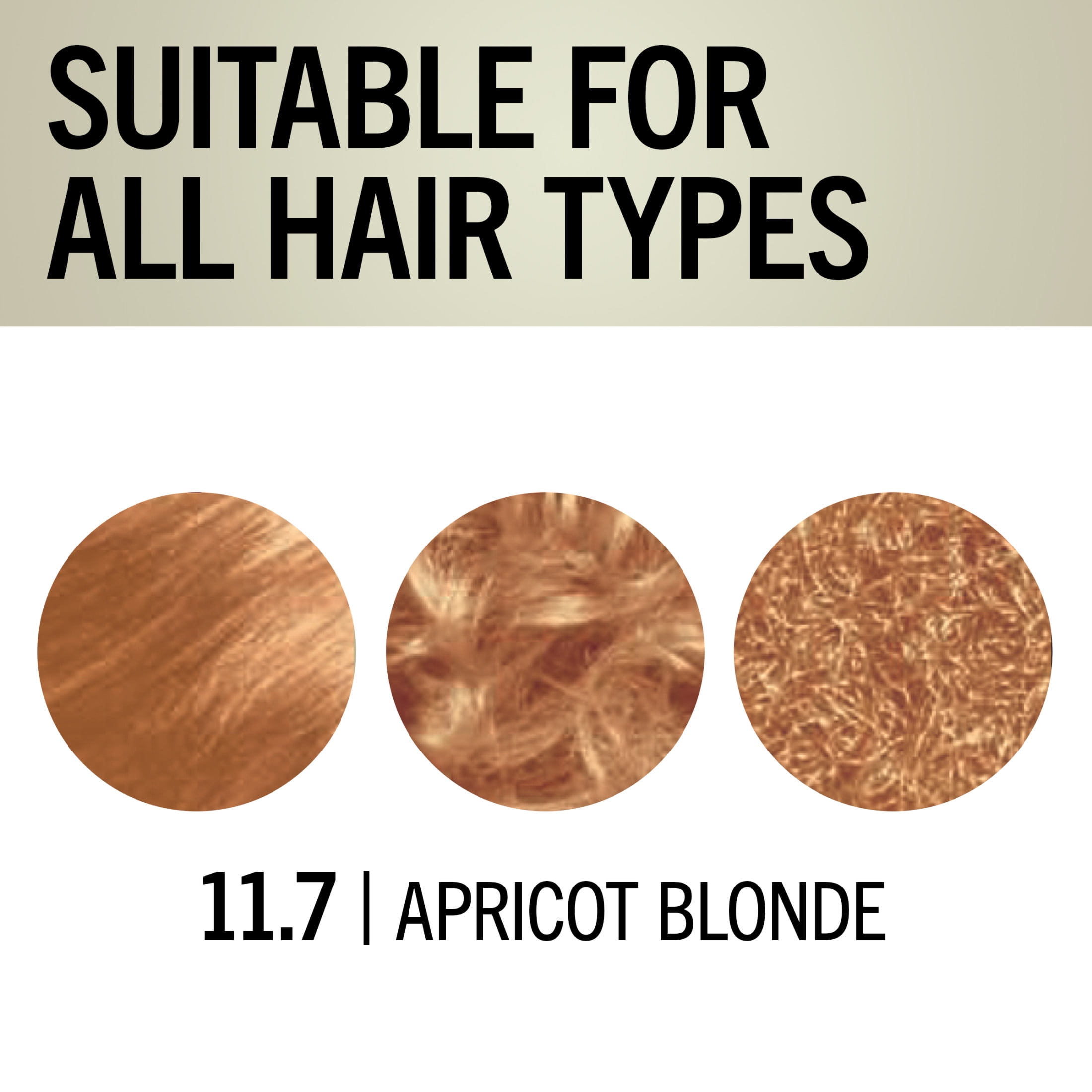 Schwarzkopf Keratin Blonde Hair Dye Apricot Blonde 11.7, Hi-Lift Permanent Color, 1 Use