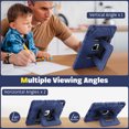 thumbnail image 5 of Fintie Case for iPad 9th Generation (2021) / 8th Gen (2020) / 7th Gen (2019) 10.2 Inch, Protective Fully-Body Rugged Heavy Duty Shockproof Tablet Case with Built-in Stand for Kids, Navy Blue, 5 of 9
