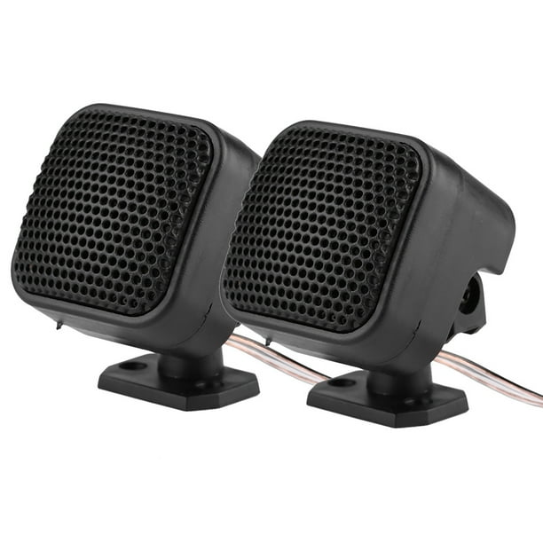 Kritne 2pcs Car Small Square Speaker Loud Audio Music Tweeter