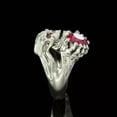 thumbnail image 2 of HOOUN Vintage Gothic Punk Skull Cubic Zirconia Ring for Men Band Rings Jewelry Sz 6-10-9-#1, 2 of 4