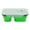 Green, variant on Guanhe Collapsible Silicone Food Storage Container, Meal box for Kitchen, Bento Lunch Boxes, BPA Free, Microwave, Dishwasher and Freezer Safe(Yellow)