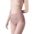 thumbnail image 2 of Ropa interior sin costuras de cintura alta para mujer: entrepierna 7A, material de clase A para bebés, control ligero del abdomen, 2 of 4