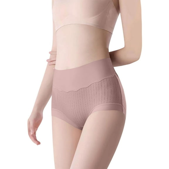 Women's Pure Underwear 7A Crotch Class A Baby High Waisted Lightly Abdomen Large Sized Underwear Postpartum Panties Girls No Show Underwear Size 12 Nylon Granny Panties Granny Panties for Women Waist