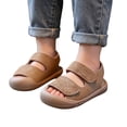 thumbnail image 4 of Oiyii Boys Basic Beach Sandals Athletic Summer Solid Color Soft Sole Outdoor Water Shoes, 4 of 5
