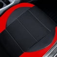 thumbnail image 3 of CAR GRAND Leather car seat covers front pair air mesh breathable universal fit airbag compatible car, SUV, truck and van red, 3 of 8