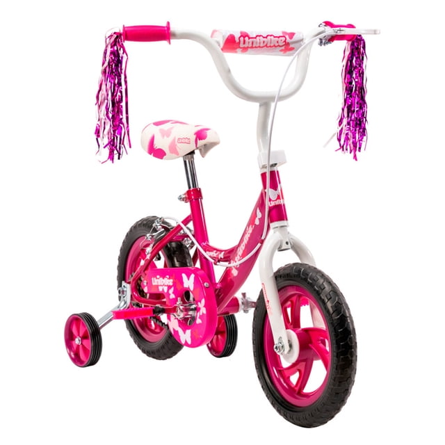 Bicicleta R12 Unibike Llanta de Goma Fucsia