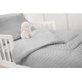 thumbnail image 2 of TL Care Minky Dot Chenille 4 Piece Toddler Bed Set, Gray, for Boys and Girls, 2 of 8