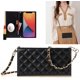 thumbnail image 1 of UBIUO Wallet Case Apply to iPhone 13 Pro Max,Luxury Fashion Flip Purse Leather Bag with Card Slots Crossbody Chain Shoulder Strap with Mirror Bracket, 1 of 4