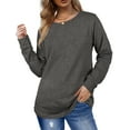 thumbnail image 3 of Fantaslook Sweatshirts for Women Crewneck Casual Long Sleeve Shirts Tunic Tops, 3 of 9