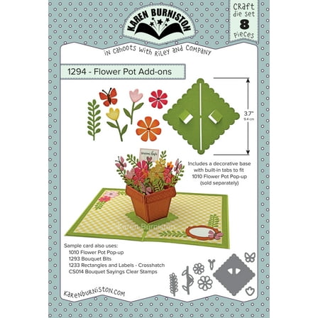 Karen Burniston Dies-Flower Pot Add-ons