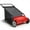 red, variant on AIKKYS 26 Inch Heavy Duty Push Lawn Sweeper with 4 Spinning Brushes,Steel Frame 7 Cu. Ft. Leaf & Grass Collector,Adjustable Height,Black