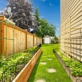 thumbnail image 3 of 35-Pack Arched Bar Decorative Garden Fence 48.5FT Total Length, 18in×16in Black Metal Dog Animal Barrier for Yard Patio Flower Bed, 3 of 7