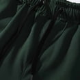 thumbnail image 2 of EOYWHK Mens Drawstring Shorts with Pockets Drawstring Mens Elastic Waist Shorts Soft Lightweight Breathable Active Shorts for Men Army Green, Size L, 2 of 8