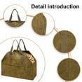 thumbnail image 4 of Log Storage Rack Canvas Firewood Bag Durable Firewood Tote Bag Outdoor Portable Storage Bag, 4 of 8