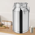 thumbnail image 5 of Peakora 201 Non-magnetic Stainless Steel Milk Transport Barrel, 10.57gal Milk Pail Anti-Leak Liquid Storage Container with Tight Lid and Handle, 5 of 16