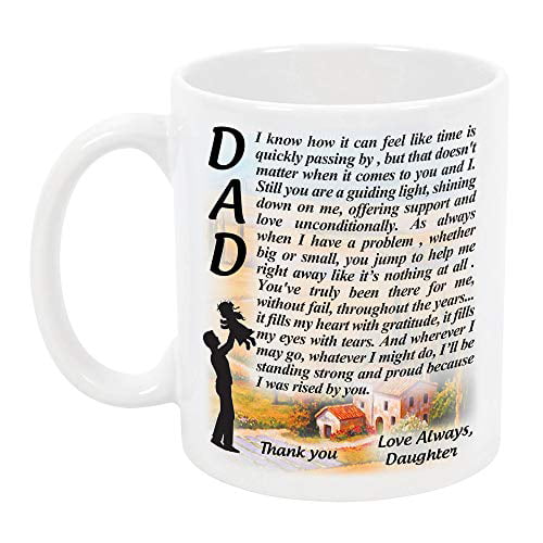 DAD SHARK COFFEE MUG 11oz  CUP FUNNY GIFT IDEA  FATHERS 