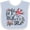 Blue and White, variant on Inktastic Our First Mother's Day- Pink Flowers Boys or Girls Baby Bib