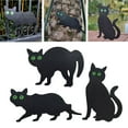 thumbnail image 4 of 3-Pack Stop plagas pájaro disuasivo corte Adorable gato forma Control a prueba de intemperie protección a prueba de arrugar CUTICAT Repelente de animales al aire libre, 4 of 8